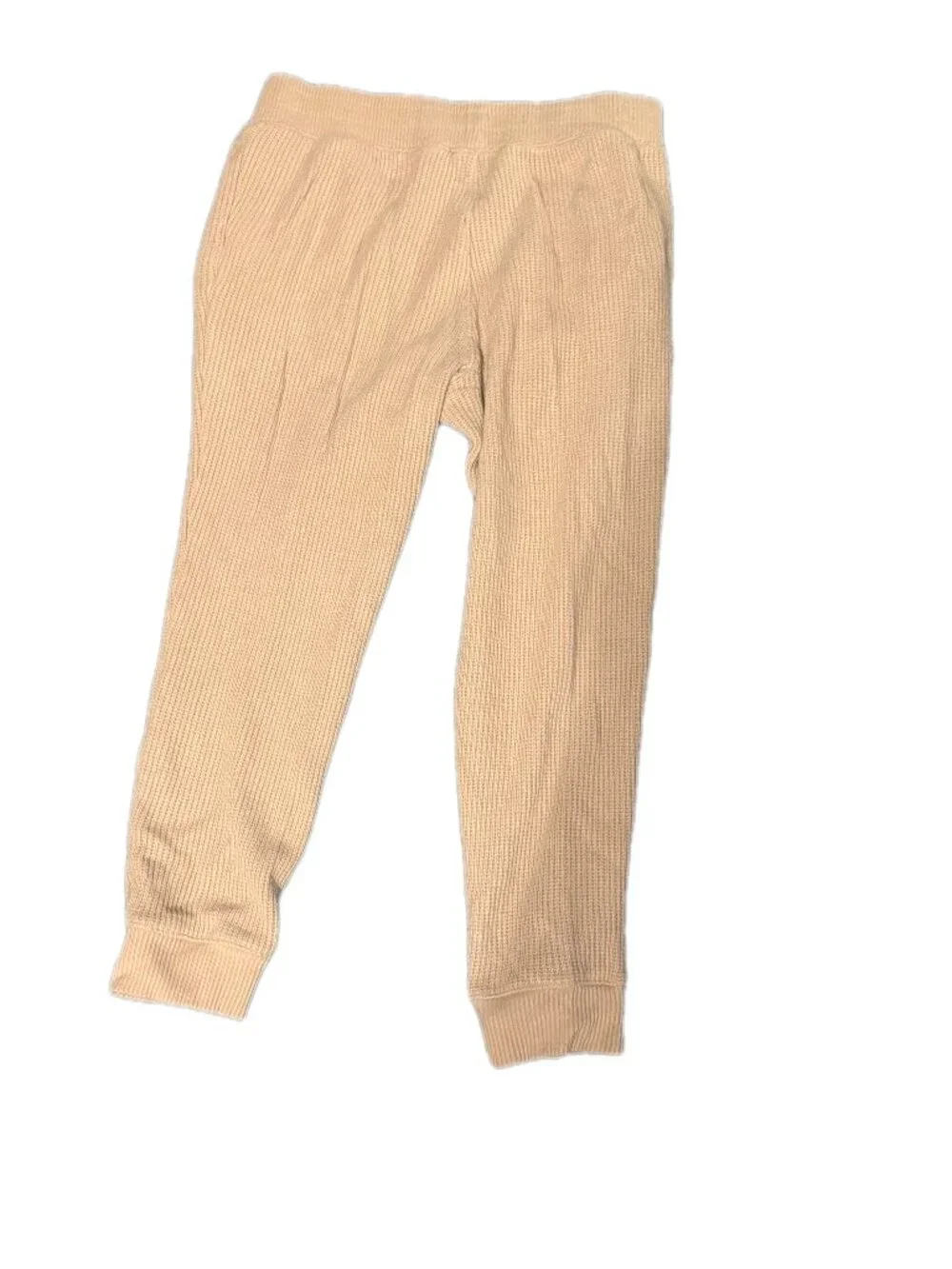 I.N.C Beige Waffle Knit Joggers
